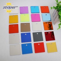 JINBAO wholesale 1mm 2mm 3mm Gold and Silver Color Acrylic Mirror Sheet