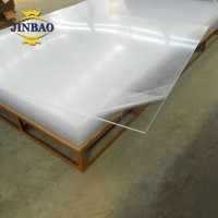 JINBAO 8x4 feet crystal 6mm virgin clear acrylic shield pmma sheet